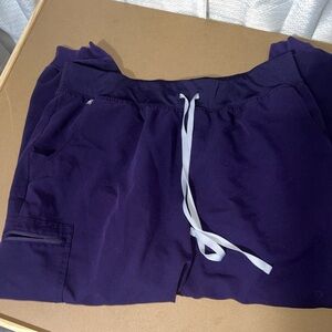 Figs Purple Jam Zamora Jogger Scrub Pants size 3XL